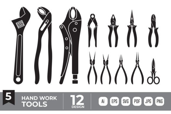 Download Hand Work Tools Vector Bundle - Vector Collection