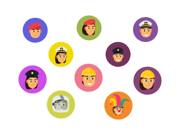 Download Professions Icon Vector Bundle - Vector Collection