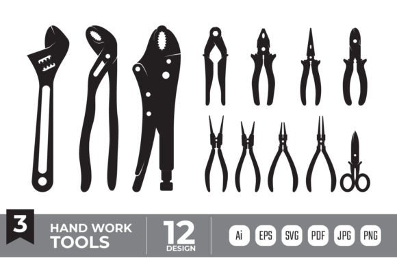 Download Hand Work Tools Vector Bundle - Vector Collection