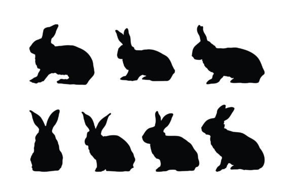 Download Rabbit Silhouette Vector Collection - Vector Collection