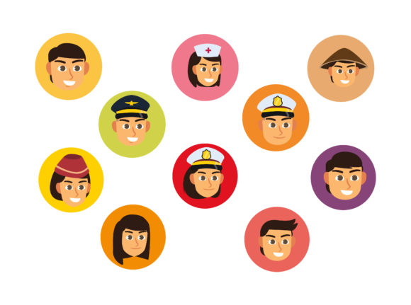 Download Professions Icon Vector Bundle - Vector Collection